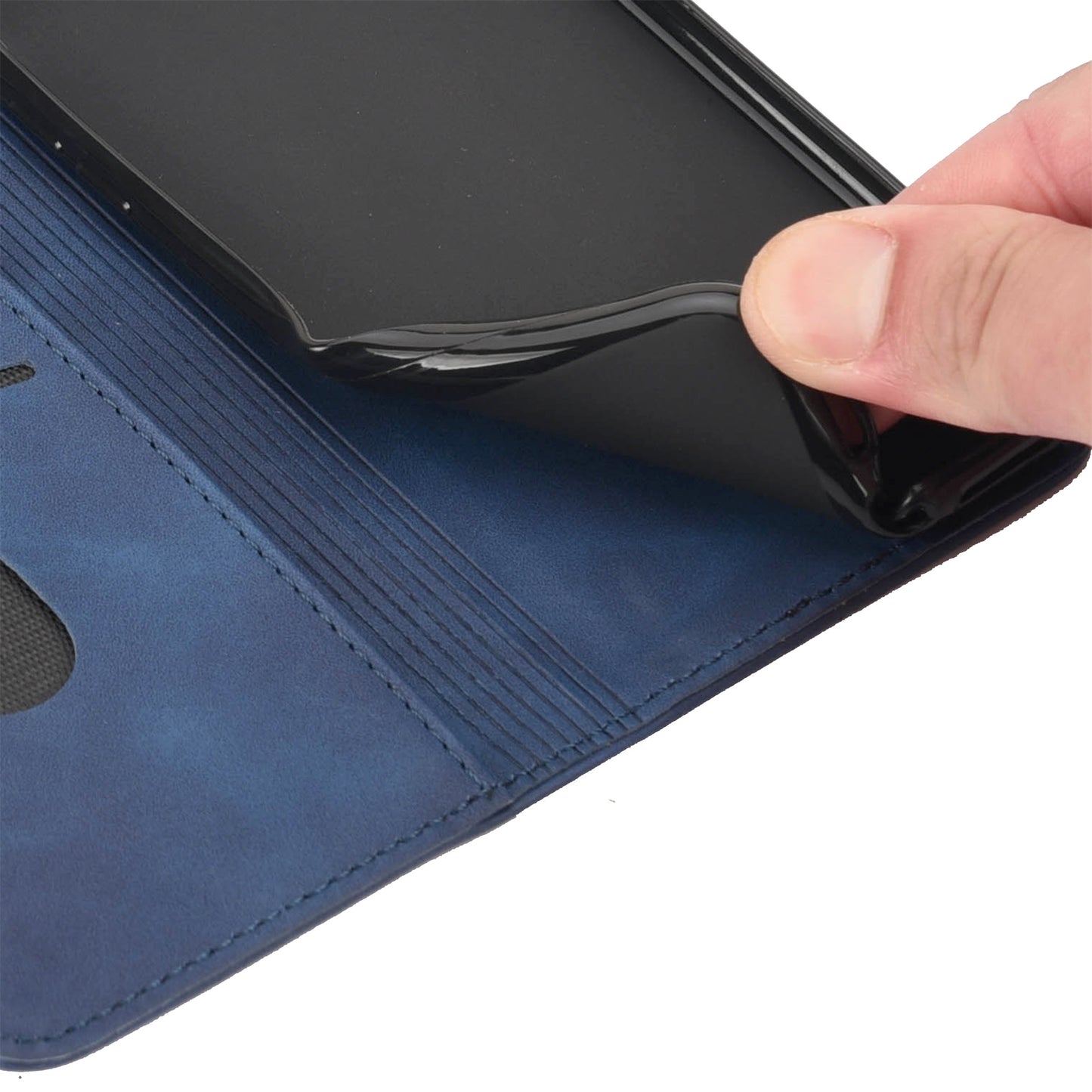 For Honor 90 Lite 5G/X50i 5G Shockproof Skin-touch Cell Phone Leather Case Wallet Phone Stand Cover