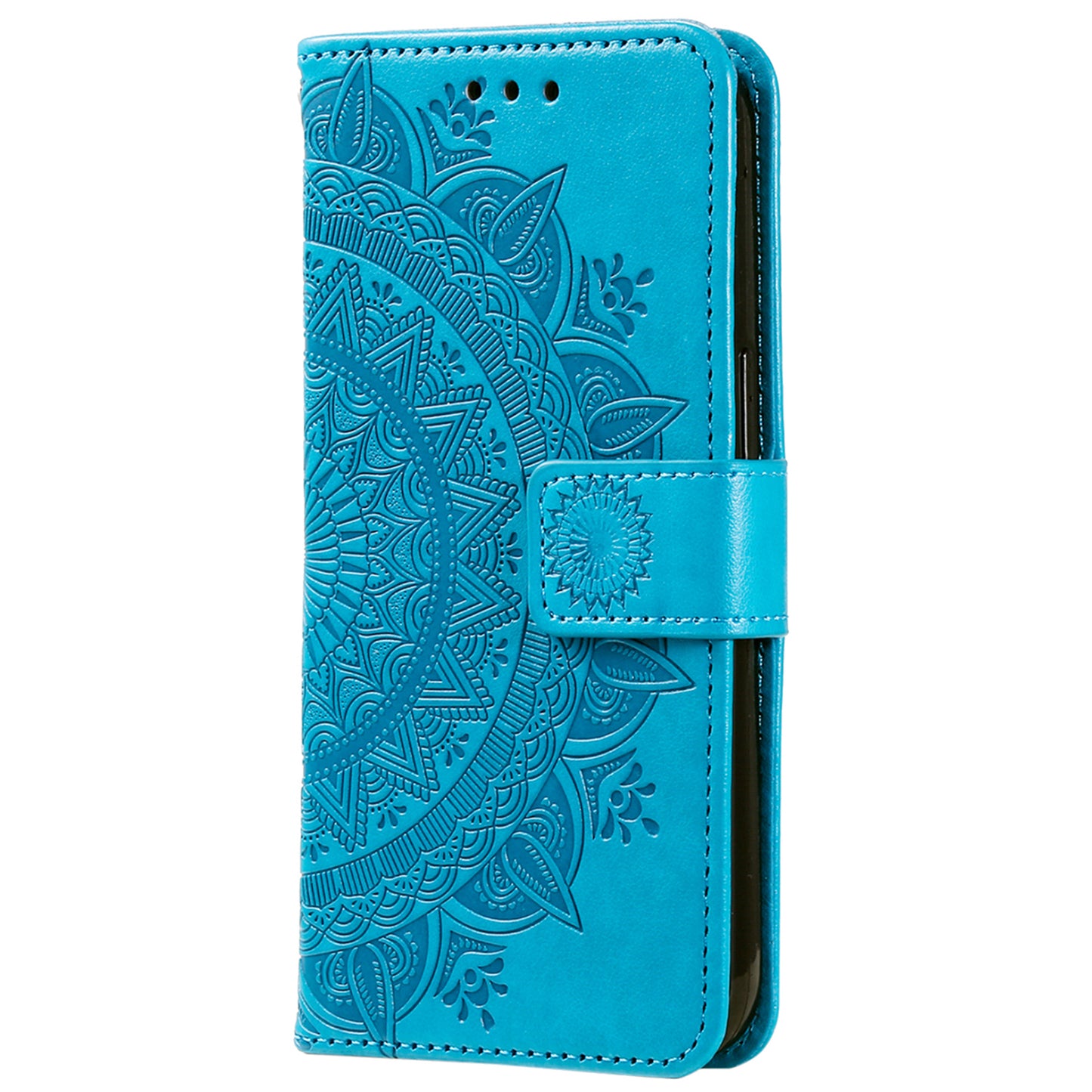 For Honor 90 Lite 5G / X50i 5G Leather Wallet Phone Cover Mandala Flower Imprint Stand Case with Strap