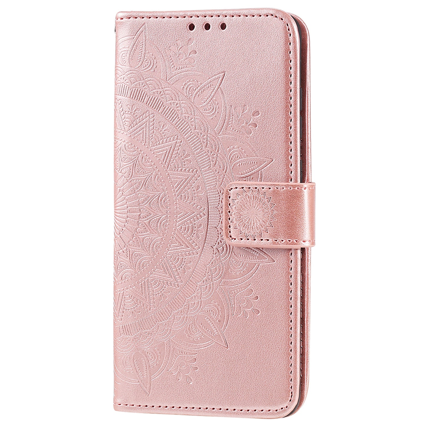 For Honor 90 Lite 5G / X50i 5G Leather Wallet Phone Cover Mandala Flower Imprint Stand Case with Strap