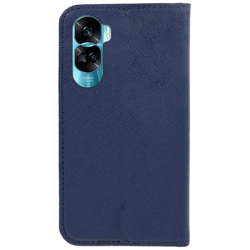 For Honor 90 Lite 5G / X50i 5G Leather Protective Case Cross Texture Wallet Stand Phone Cover
