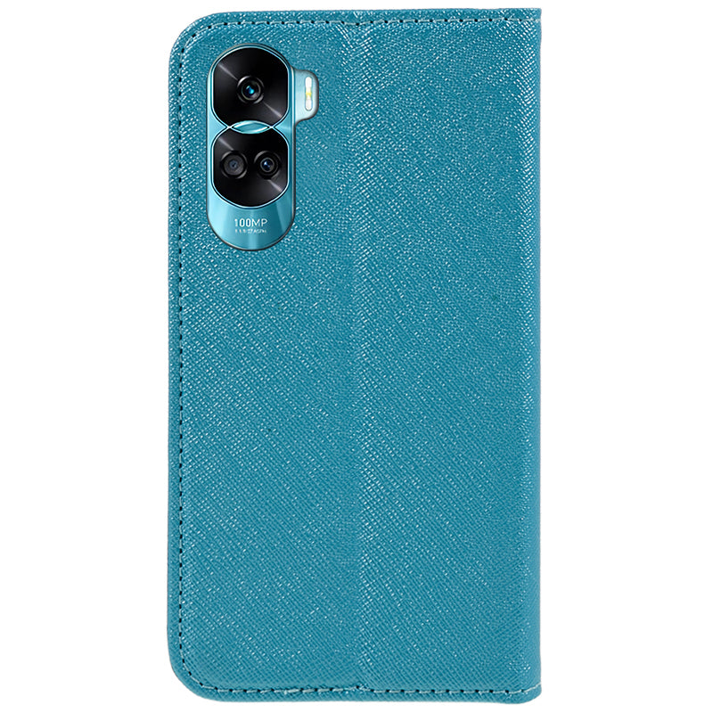 For Honor 90 Lite 5G / X50i 5G Leather Protective Case Cross Texture Wallet Stand Phone Cover