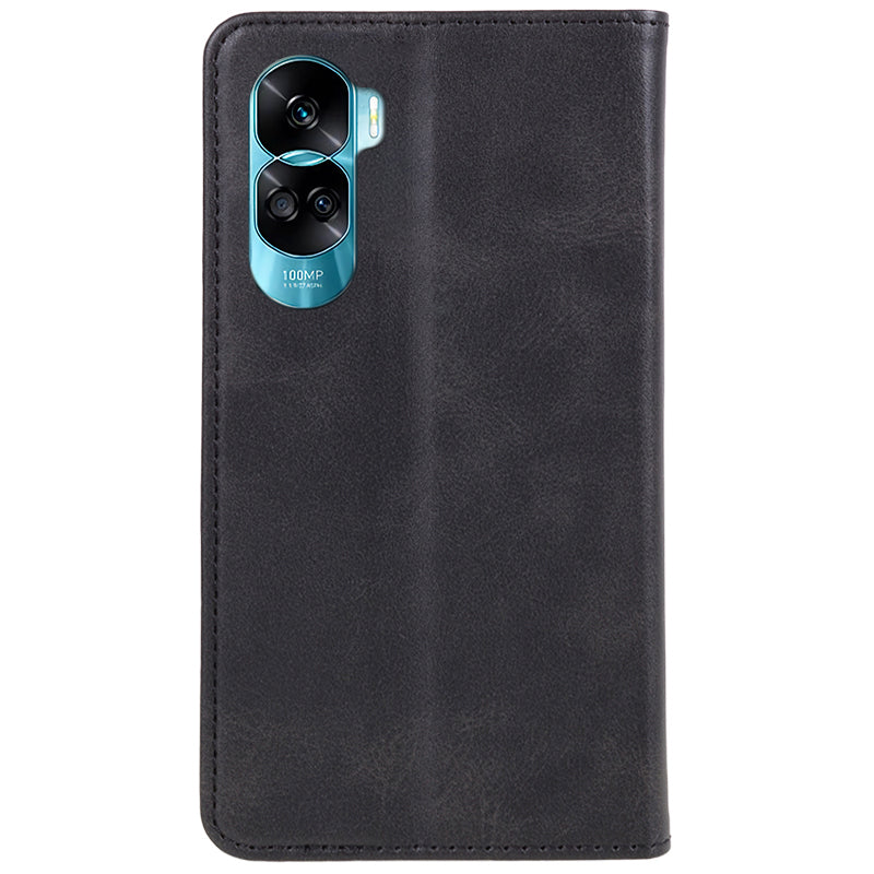For Honor 90 Lite 5G / X50i 5G Leather Anti-drop Phone Case Calf Texture Wallet Stand Cover