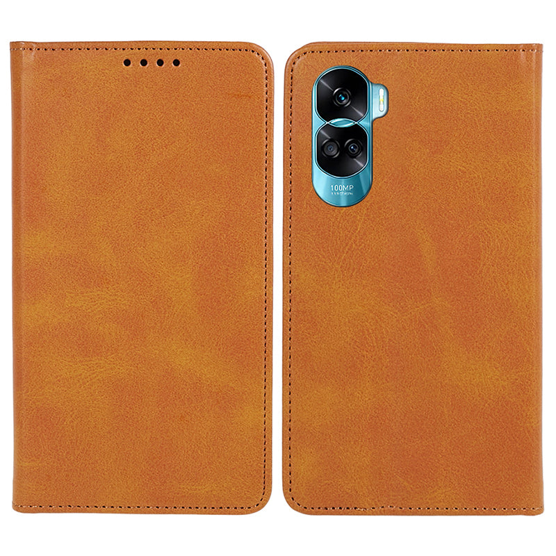 For Honor 90 Lite 5G / X50i 5G Leather Anti-drop Phone Case Calf Texture Wallet Stand Cover