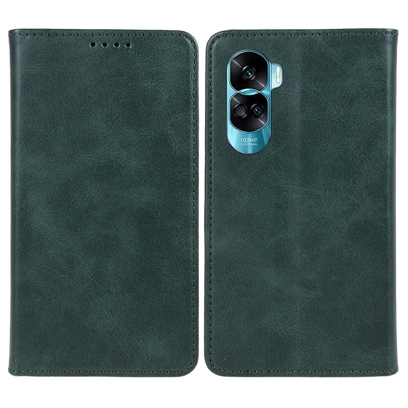 For Honor 90 Lite 5G / X50i 5G Leather Anti-drop Phone Case Calf Texture Wallet Stand Cover
