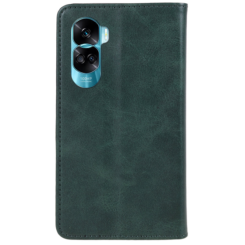 For Honor 90 Lite 5G / X50i 5G Leather Anti-drop Phone Case Calf Texture Wallet Stand Cover