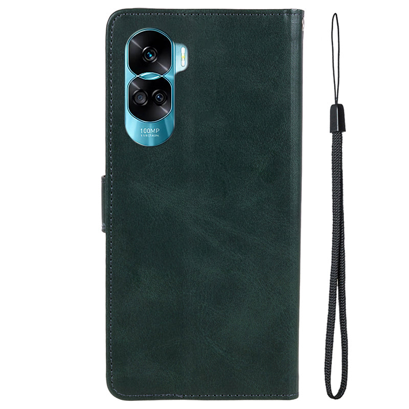 For Honor 90 Lite 5G / X50i 5G Magnetic Clasp Phone Case Calf Texture Leather Wallet Stand Cover