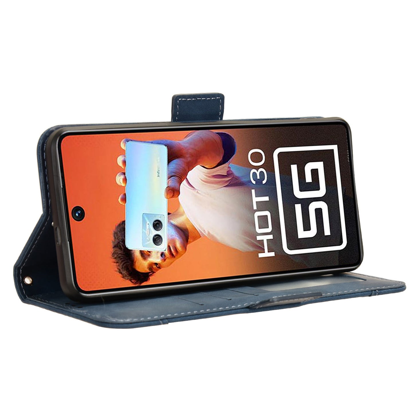 For Infinix Hot 30 5G X6832 Multiple Card Slots Leather Phone Case Wallet Stand Protective Cover