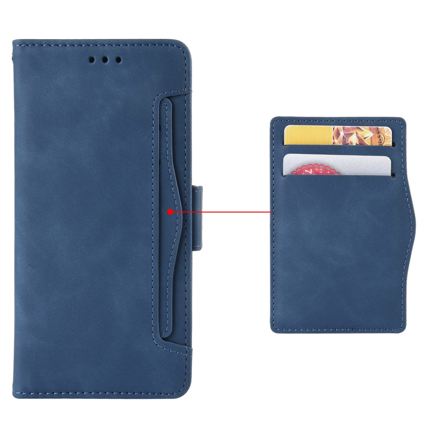 For Infinix Hot 30 5G X6832 Multiple Card Slots Leather Phone Case Wallet Stand Protective Cover