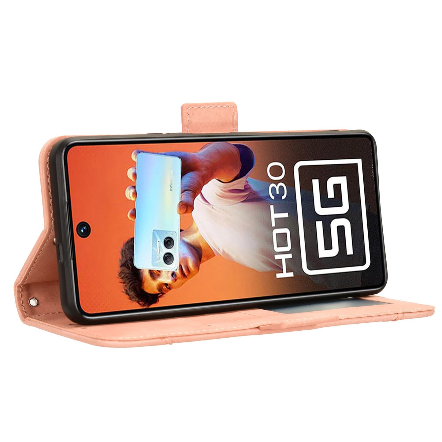 For Infinix Hot 30 5G X6832 Multiple Card Slots Leather Phone Case Wallet Stand Protective Cover