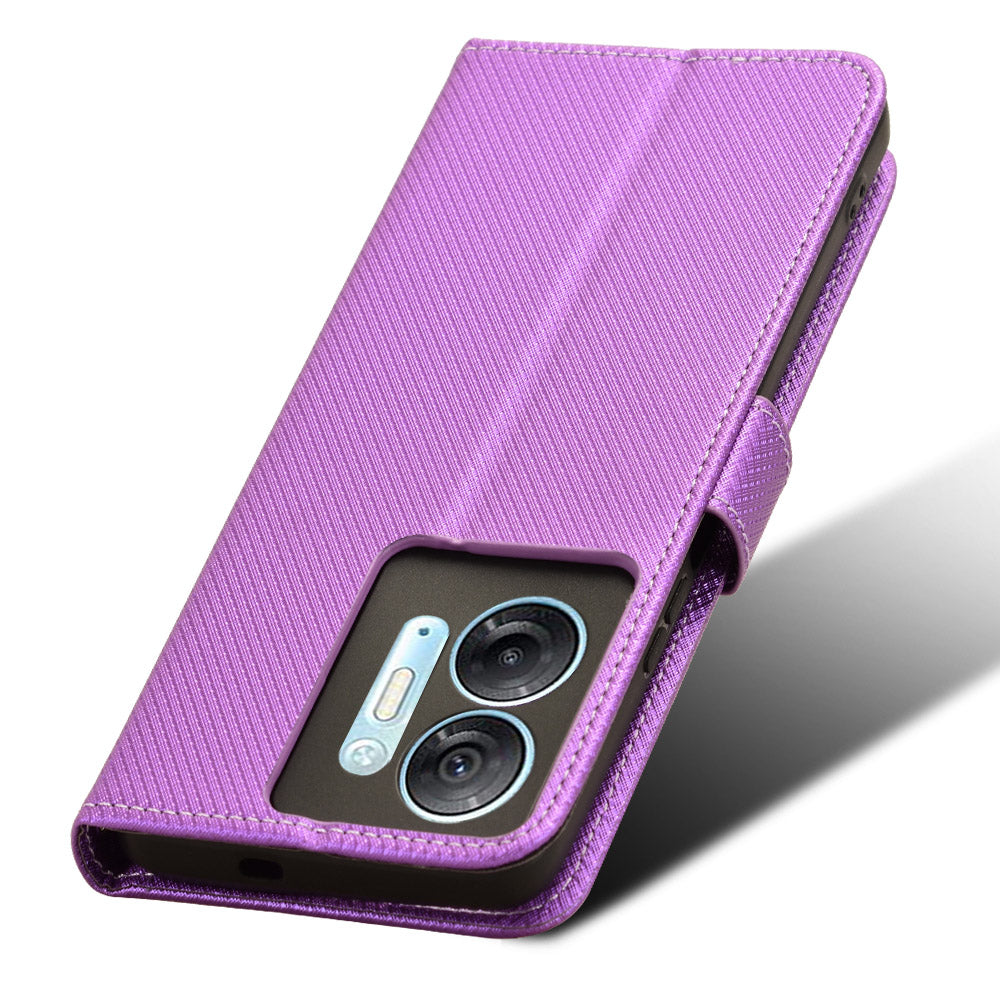 For Infinix Hot 30 5G / X6832 Diamond Texture PU Leather Stand Wallet Phone Case Protective Cover