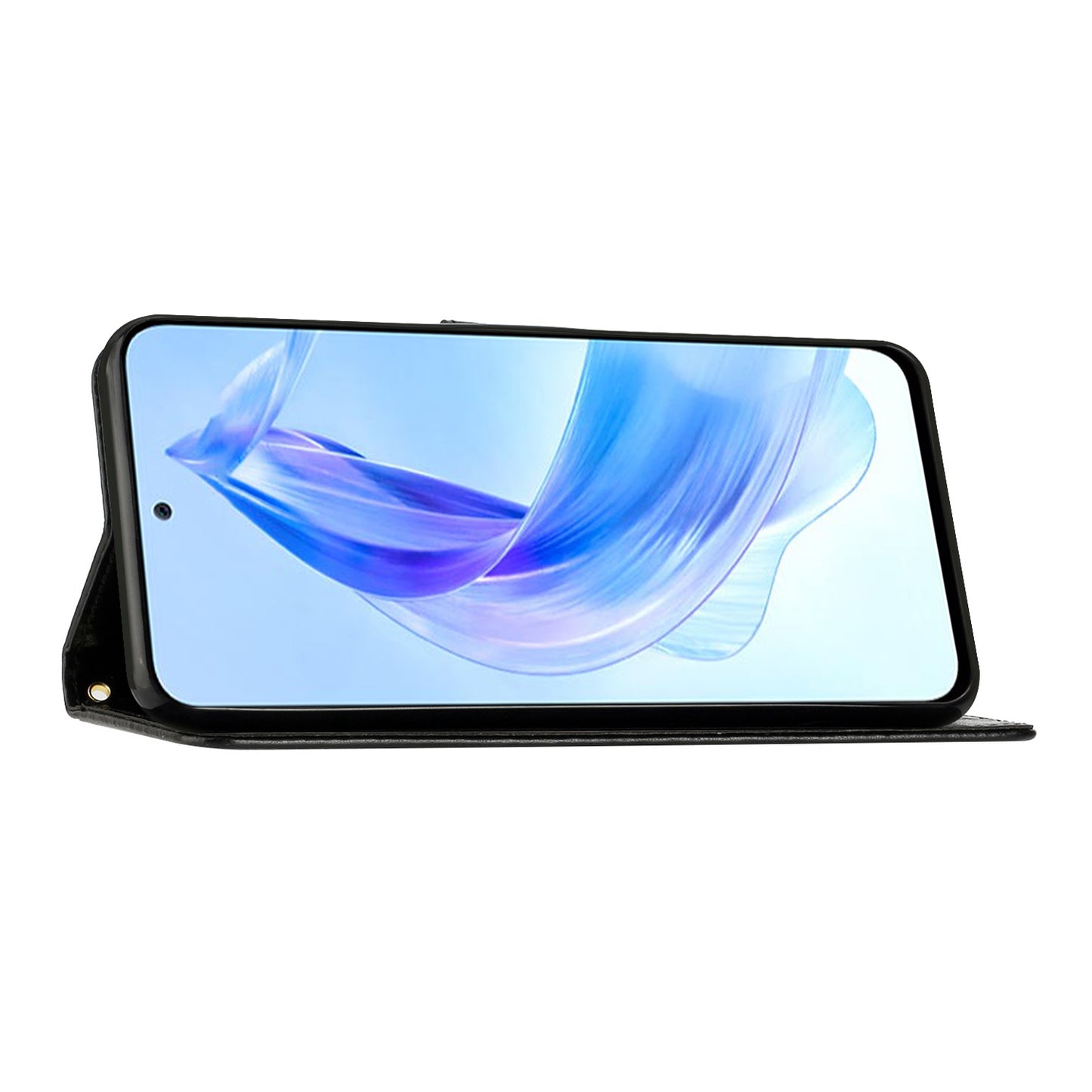 For Honor 90 Lite 5G / X50i 5G PU Leather Wallet Cover Butterfly Imprinted Stand Phone Case