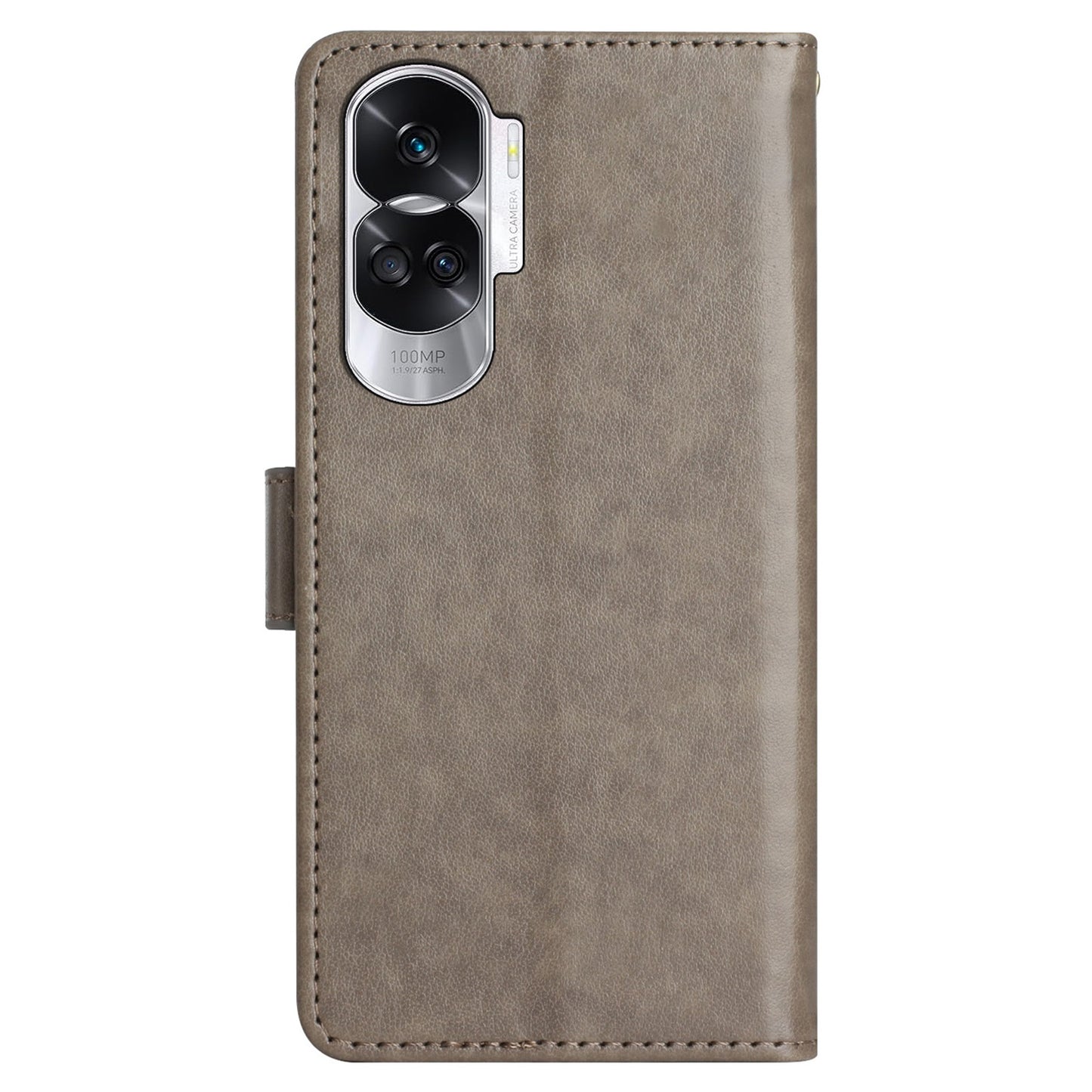 For Honor 90 Lite 5G / X50i 5G PU Leather Wallet Cover Butterfly Imprinted Stand Phone Case