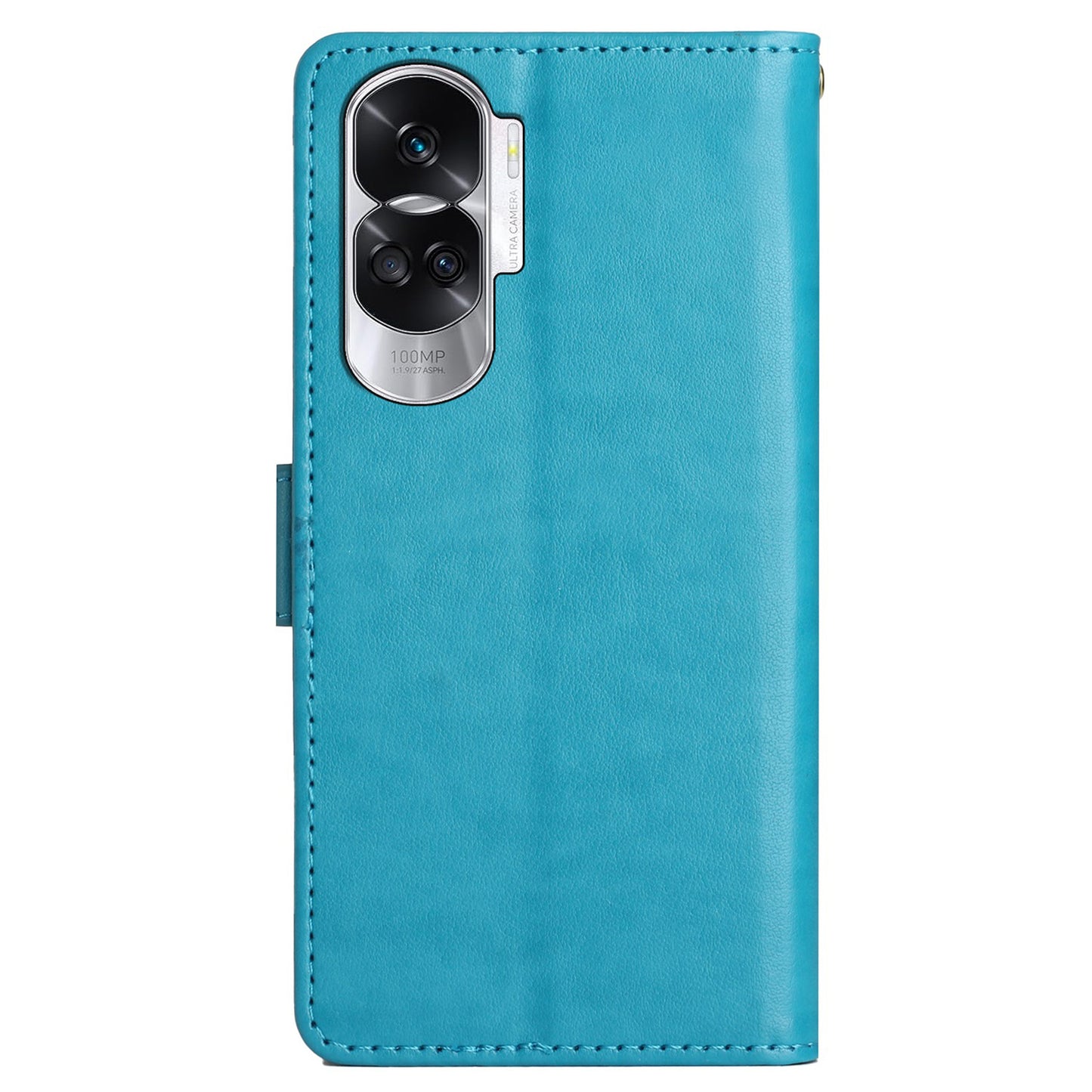 For Honor 90 Lite 5G / X50i 5G PU Leather Wallet Cover Butterfly Imprinted Stand Phone Case