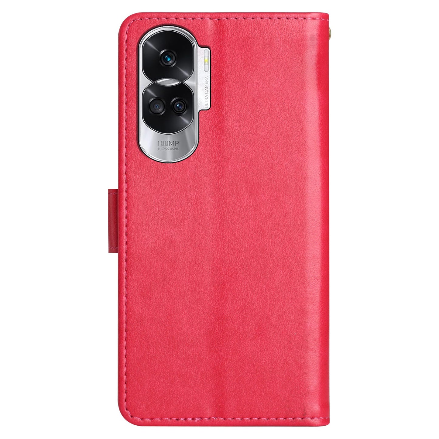 For Honor 90 Lite 5G / X50i 5G PU Leather Wallet Cover Butterfly Imprinted Stand Phone Case