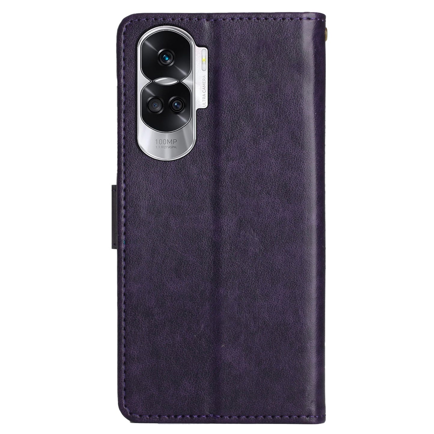For Honor 90 Lite 5G / X50i 5G PU Leather Wallet Cover Butterfly Imprinted Stand Phone Case