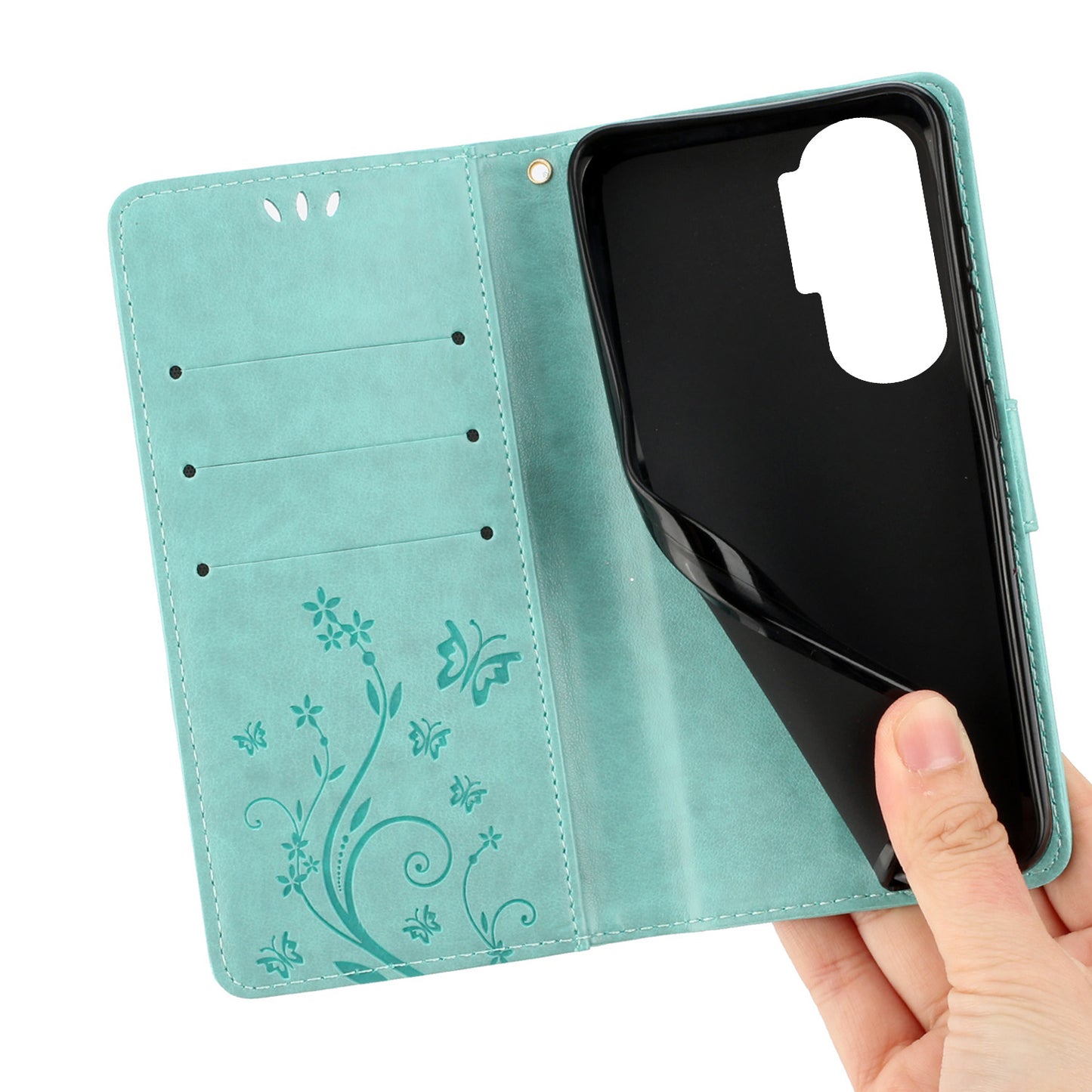 For Honor 90 Lite 5G / X50i 5G PU Leather Wallet Cover Butterfly Imprinted Stand Phone Case