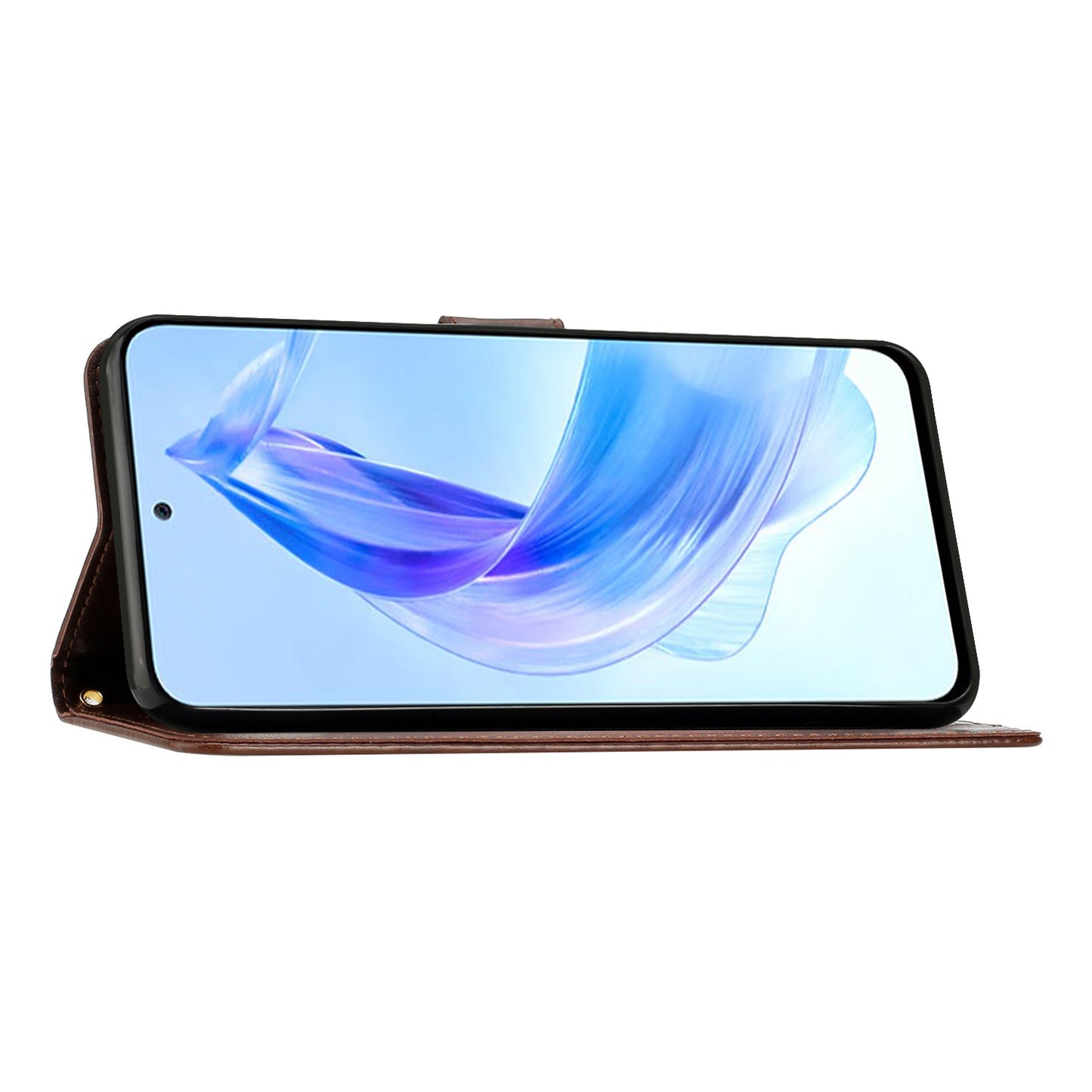 For Honor 90 Lite 5G / X50i 5G PU Leather Wallet Cover Butterfly Imprinted Stand Phone Case