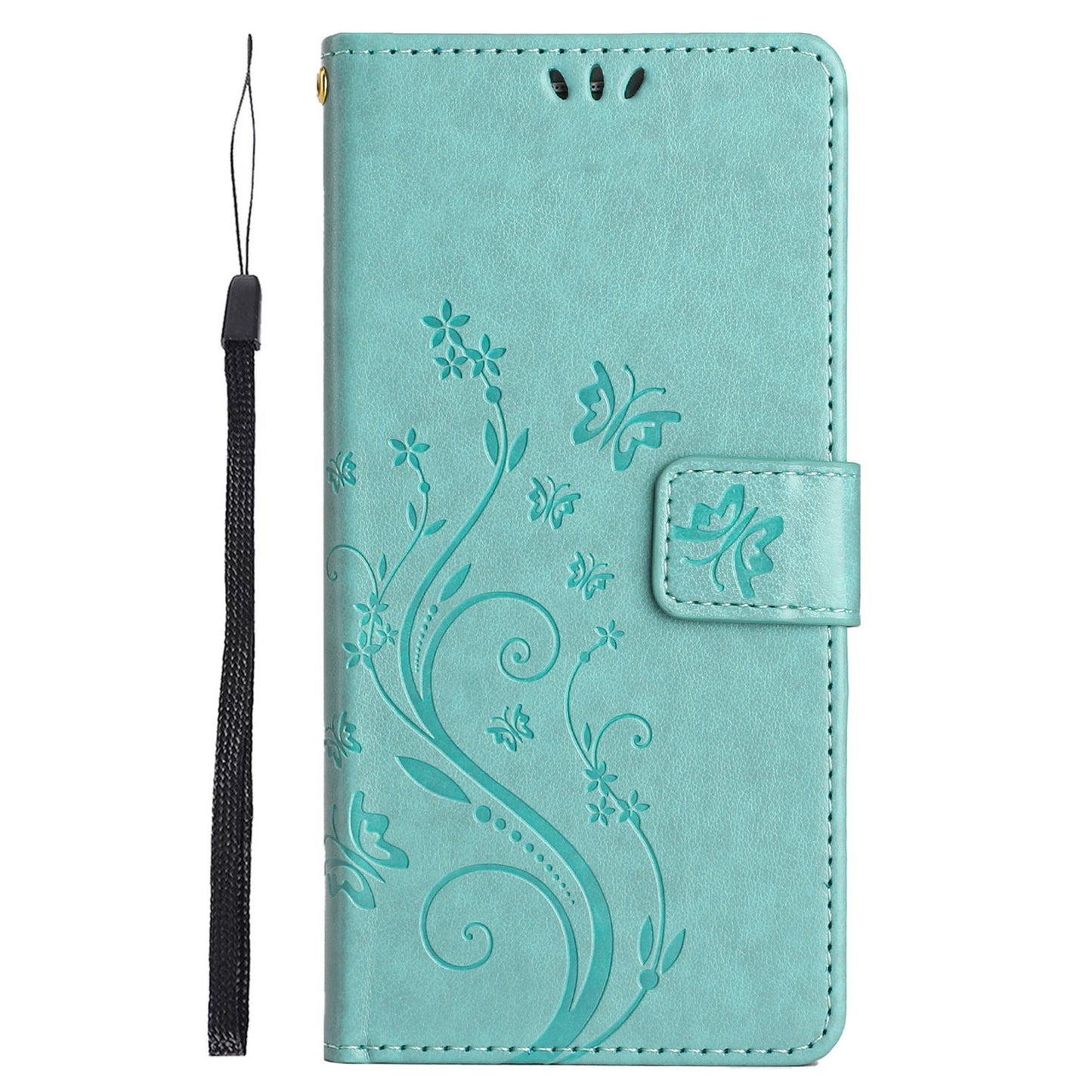 For Honor 90 PU Leather Wallet Cover Drop-proof Butterfly Imprinted Flip Stand Phone Case