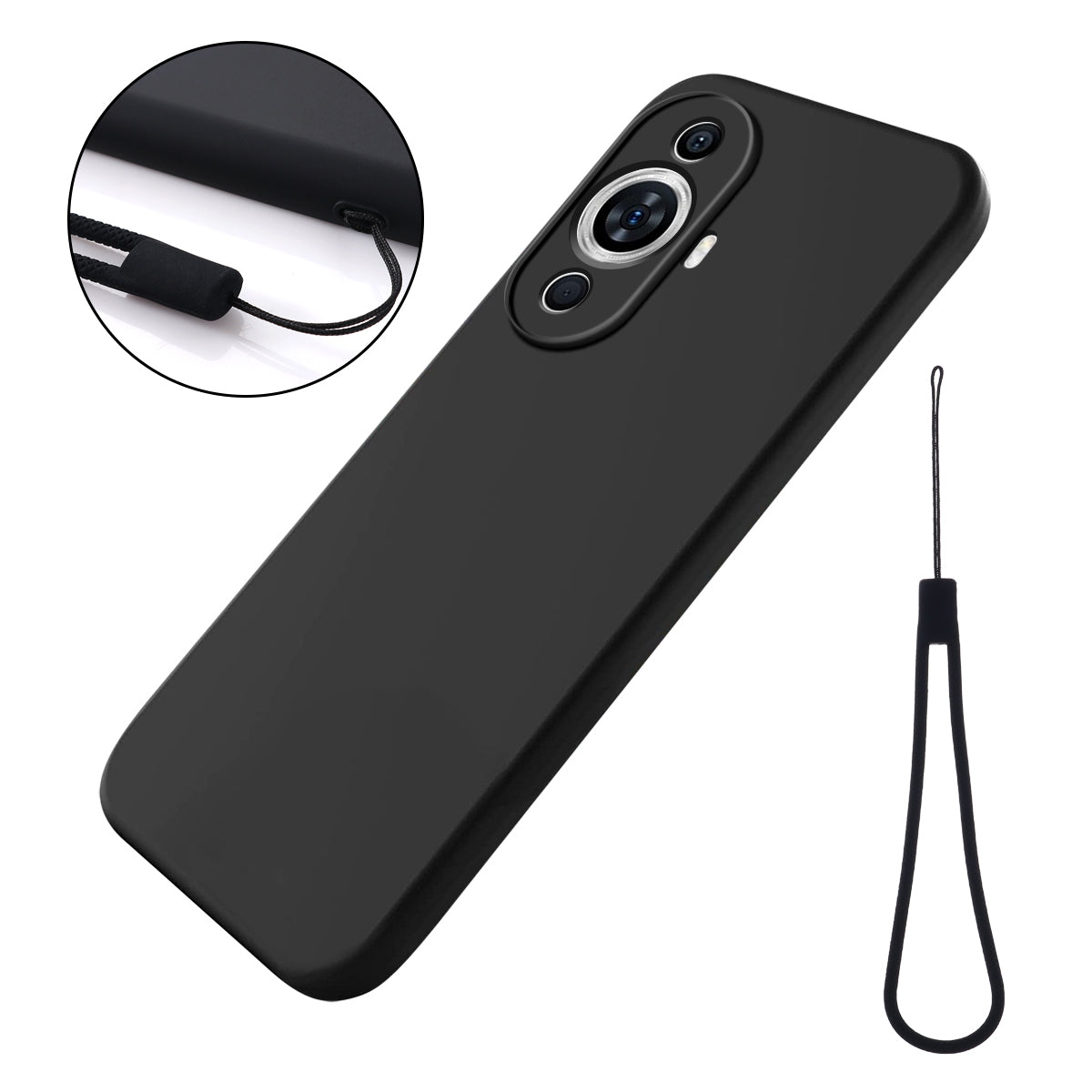 For Huawei nova 11 Pro / nova 11 Ultra Slim-fit Shell Liquid Silicone Phone Case Soft Lining Anti-scratch Phone Cover