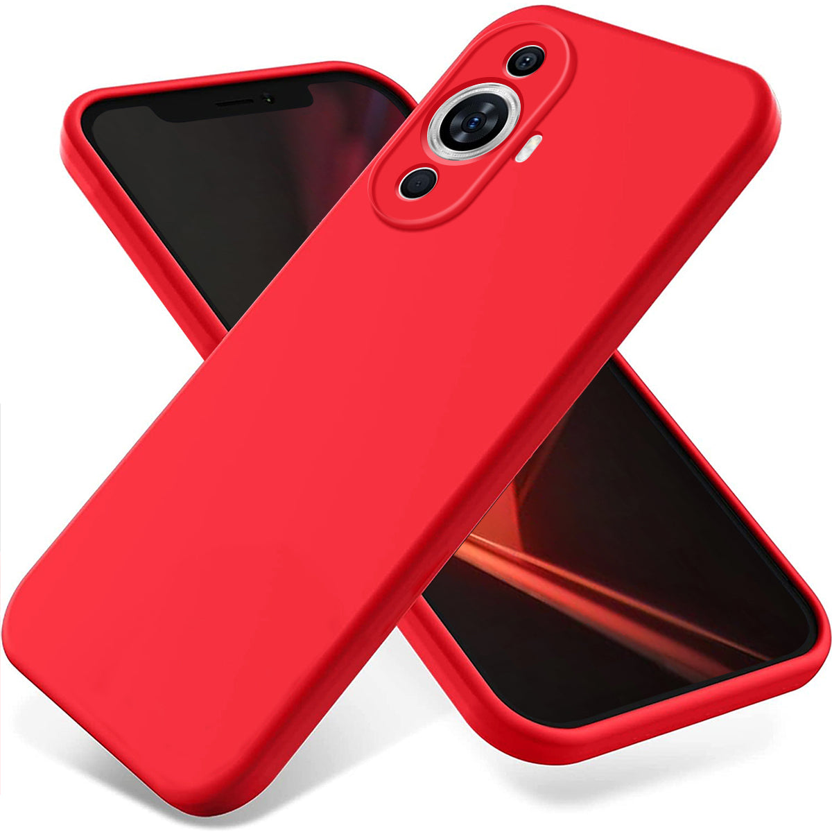 For Huawei nova 11 Pro / nova 11 Ultra Slim-fit Shell Liquid Silicone Phone Case Soft Lining Anti-scratch Phone Cover