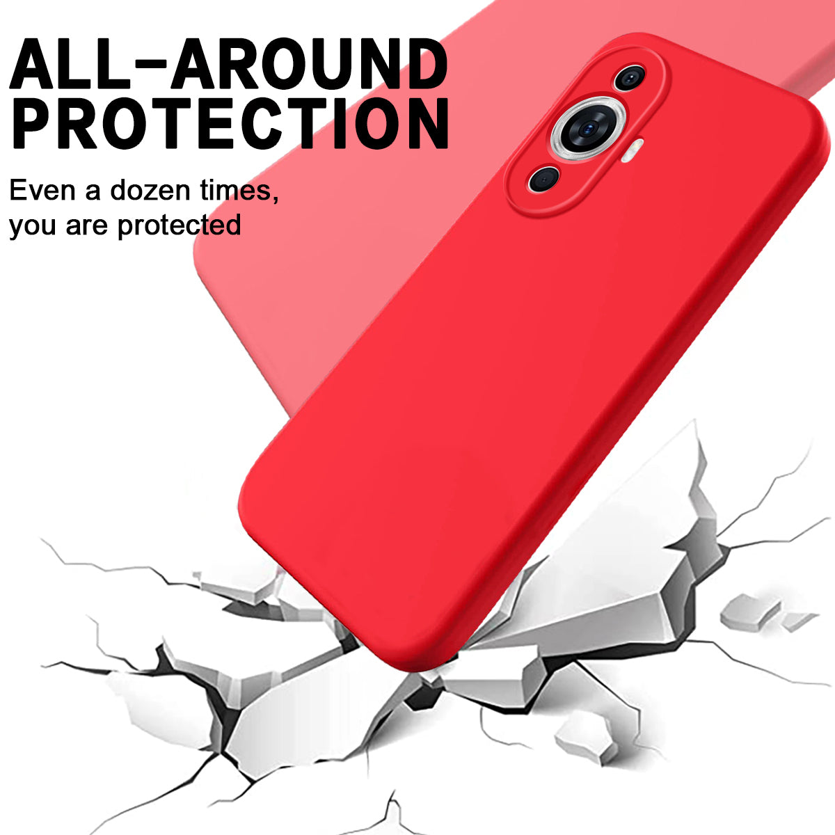 For Huawei nova 11 Pro / nova 11 Ultra Slim-fit Shell Liquid Silicone Phone Case Soft Lining Anti-scratch Phone Cover
