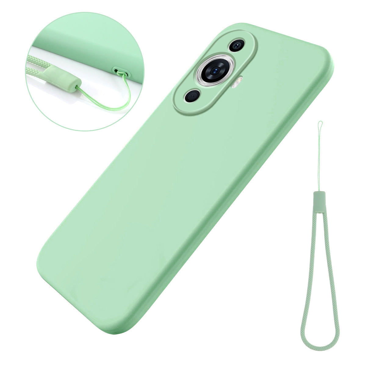 For Huawei nova 11 Pro / nova 11 Ultra Slim-fit Shell Liquid Silicone Phone Case Soft Lining Anti-scratch Phone Cover