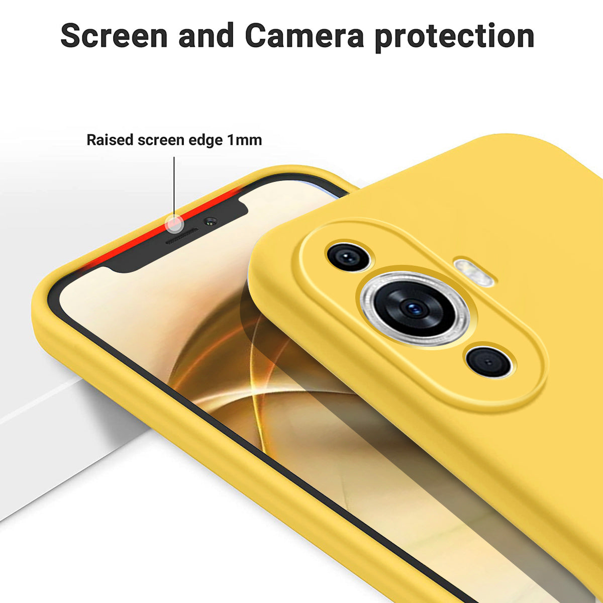 For Huawei nova 11 Liquid Silicone Drop-proof Case Soft Lining Anti-scratch Phone Cover