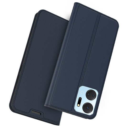 For Honor X7a 4G Card Slot Phone Cover Book Style PU Leather Stand Phone Case