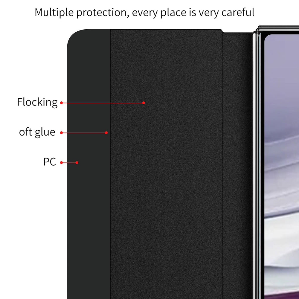 Leather Case with Stylus for Huawei Mate X5 , View Window Foldable Stand Phone Cover