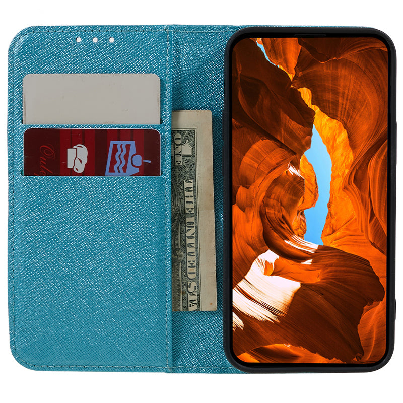 For Huawei Mate 60 PU Leather Wallet Stand Case Shockproof Cross Texture Phone Cover