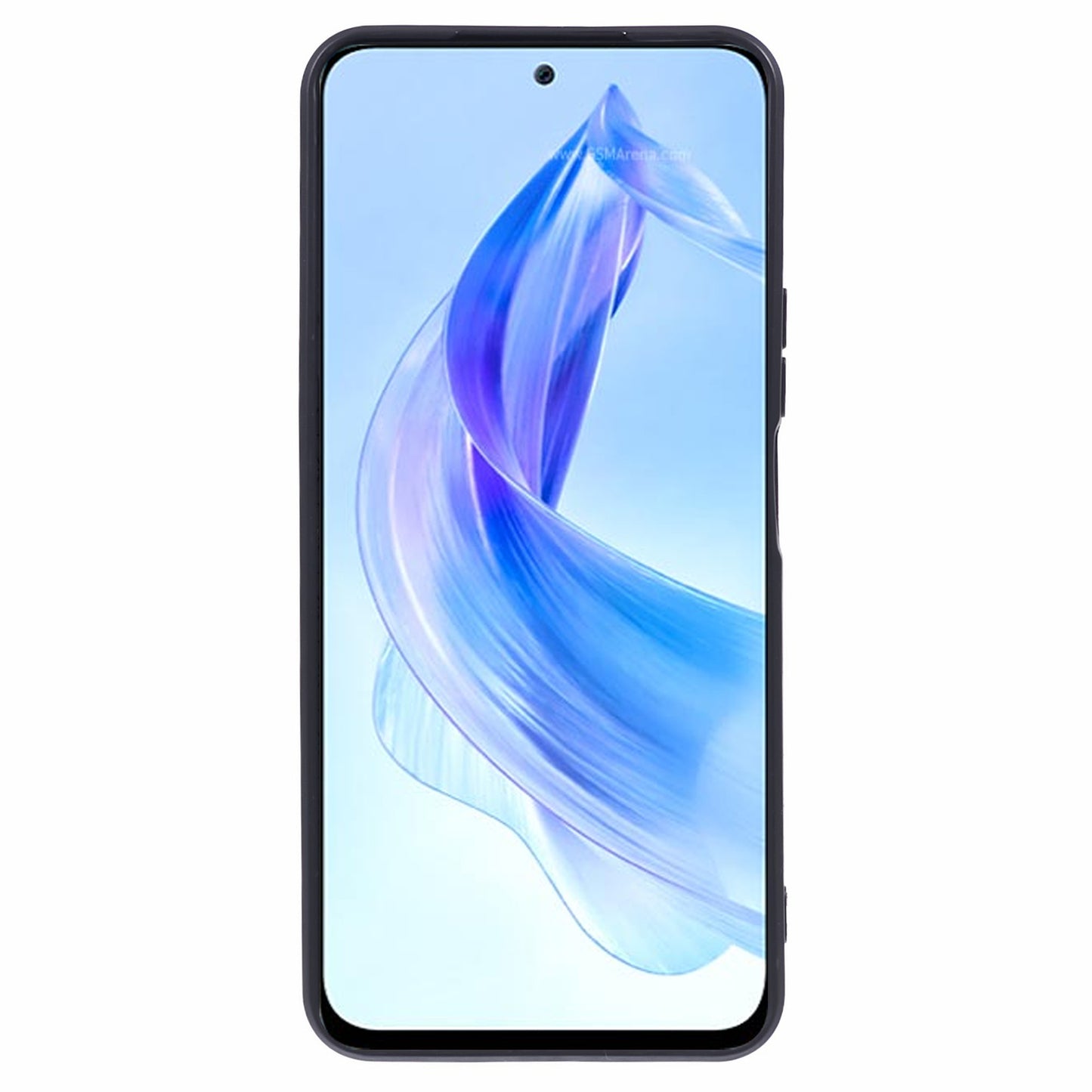 For Honor 90 Lite 5G Slide Lens Protection Phone Case PC+TPU Ring Kickstand Cover