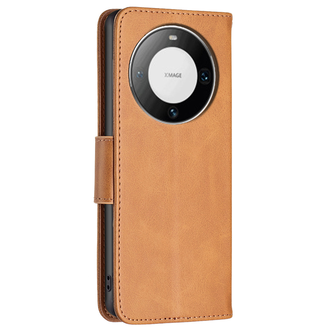 For Huawei Mate 60 Pro / Mate 60 Pro+ Phone Wallet Case Textured PU Leather Stand Phone Cover