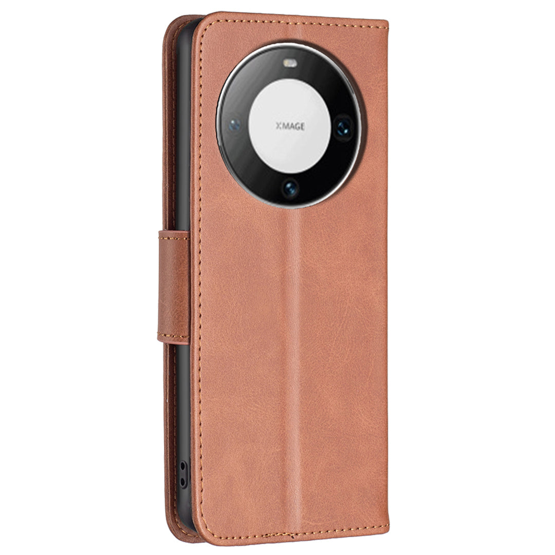 For Huawei Mate 60 Pro / Mate 60 Pro+ Phone Wallet Case Textured PU Leather Stand Phone Cover