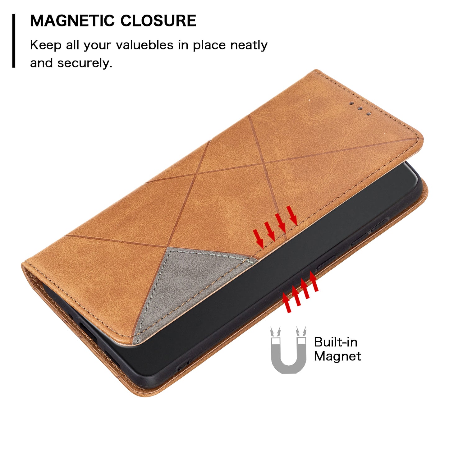 For Huawei Mate 60 Pro / Mate 60 Pro+ Card Holder Leather Case Imprinted Line Phone Stand Cover