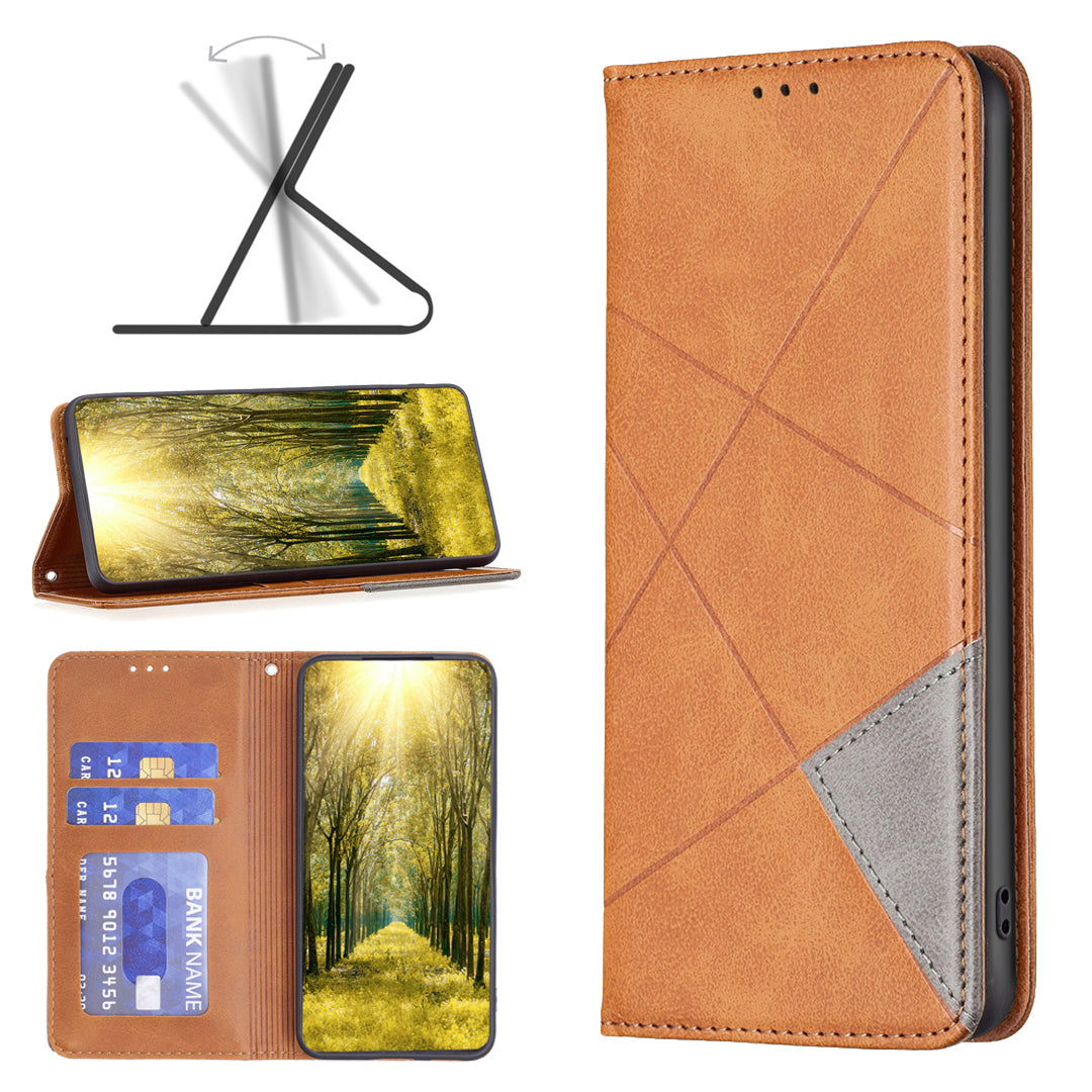 For Huawei Mate 60 Pro / Mate 60 Pro+ Card Holder Leather Case Imprinted Line Phone Stand Cover