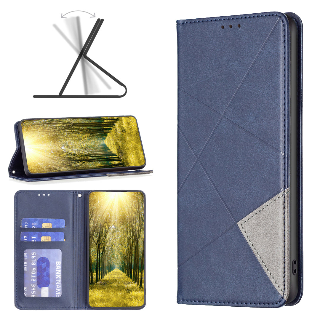 For Huawei Mate 60 Pro / Mate 60 Pro+ Card Holder Leather Case Imprinted Line Phone Stand Cover