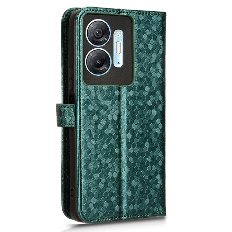 For Infinix Hot 30 5G PU Leather Stand Case Imprinted Wallet Shockproof Cell Phone Cover