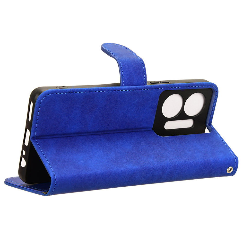 For Infinix Hot 30 5G Fall Protection PU Leather Wallet Stand Case Skin-touch Phone Cover