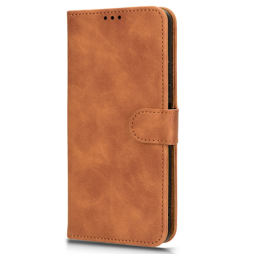 For Infinix Hot 30 5G Fall Protection PU Leather Wallet Stand Case Skin-touch Phone Cover