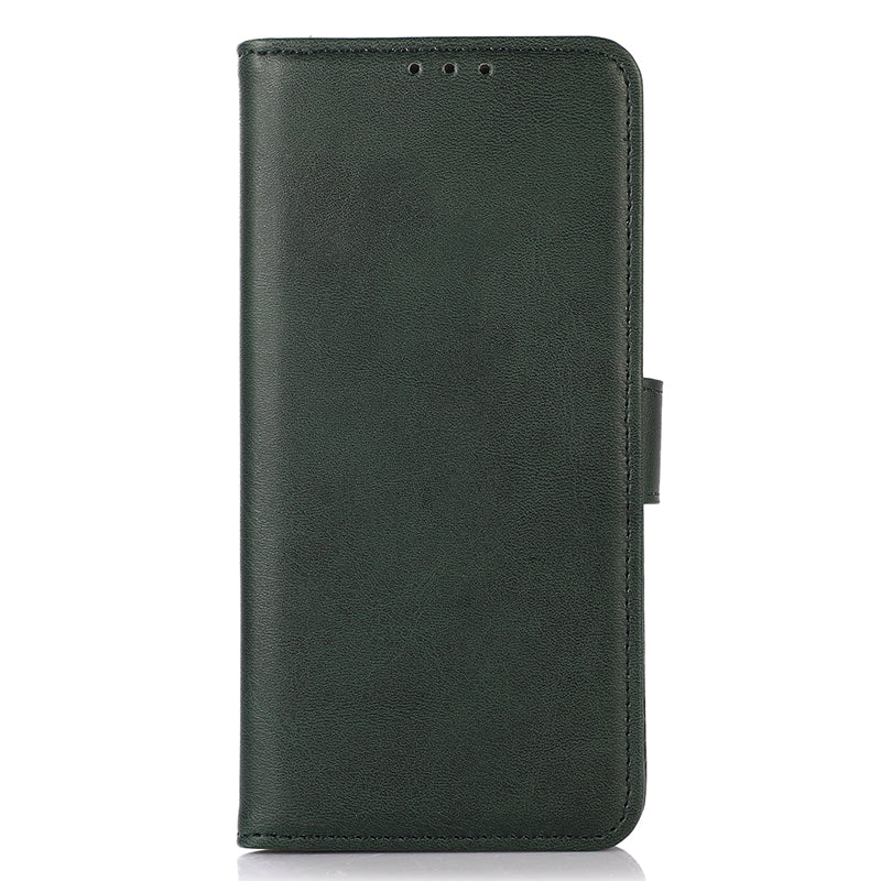 For Huawei Mate 60 Pro Cowhide Texture Cell Phone Case Leather Wallet Stand Anti-fall Cover