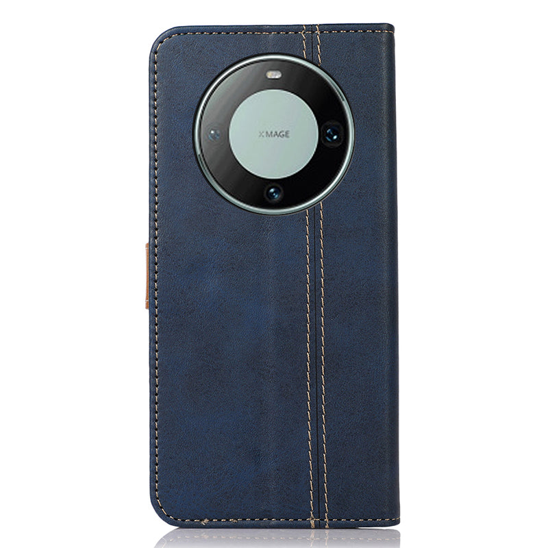 For Huawei Mate 60 Pro Calf Texture PU Leather Flip Cover Protective Wallet Phone Case