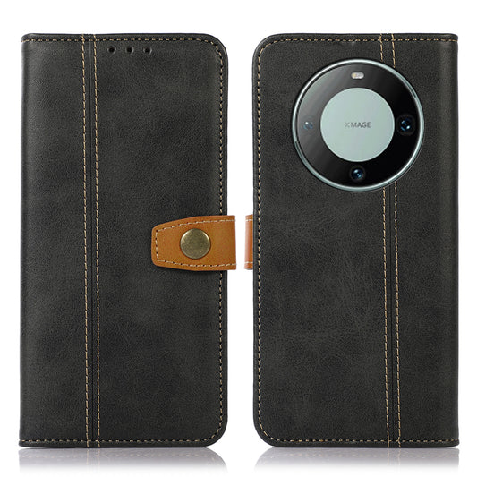 For Huawei Mate 60 Pro Calf Texture PU Leather Flip Cover Protective Wallet Phone Case