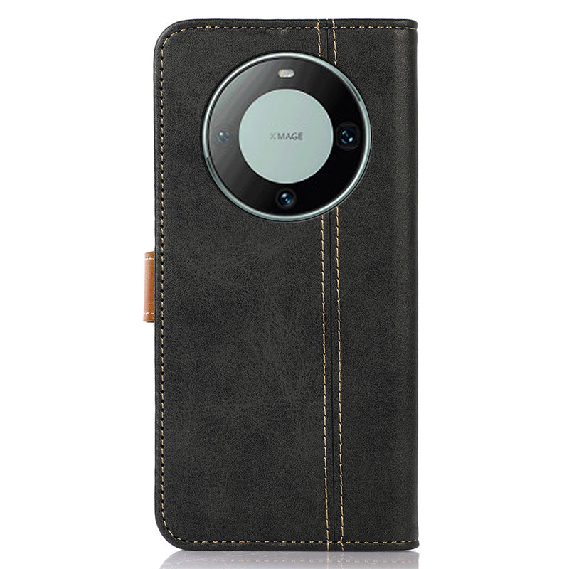 For Huawei Mate 60 Pro Calf Texture PU Leather Flip Cover Protective Wallet Phone Case