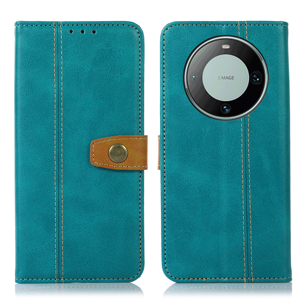 For Huawei Mate 60 Pro Calf Texture PU Leather Flip Cover Protective Wallet Phone Case