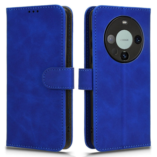 For Huawei Mate 60 Pro PU Leather Phone Cover Drop Protection Skin-Touch Wallet Stand Case