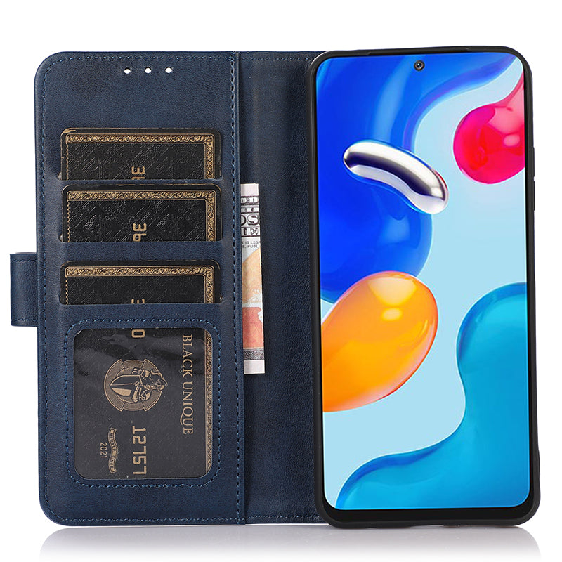 For Huawei Mate 60 Cowhide Texture Cell Phone Case Wallet Stand Anti-Fall Leather Cover