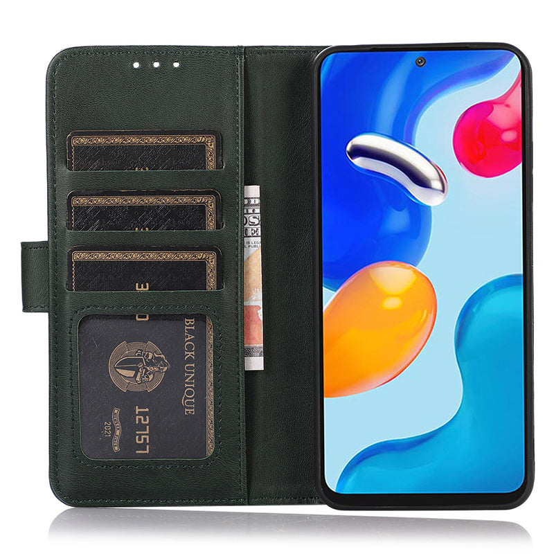 For Huawei Mate 60 Cowhide Texture Cell Phone Case Wallet Stand Anti-Fall Leather Cover