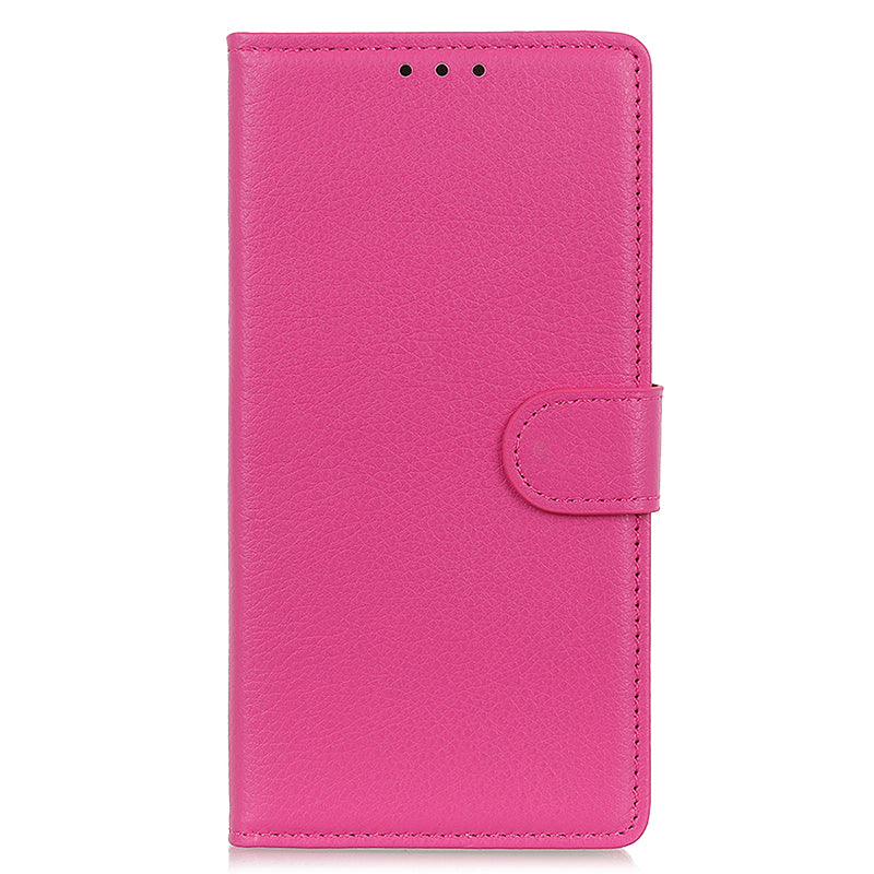 For Huawei Mate 60 PU Leather Case Bump Proof Litchi Texture Wallet Stand Phone Cover