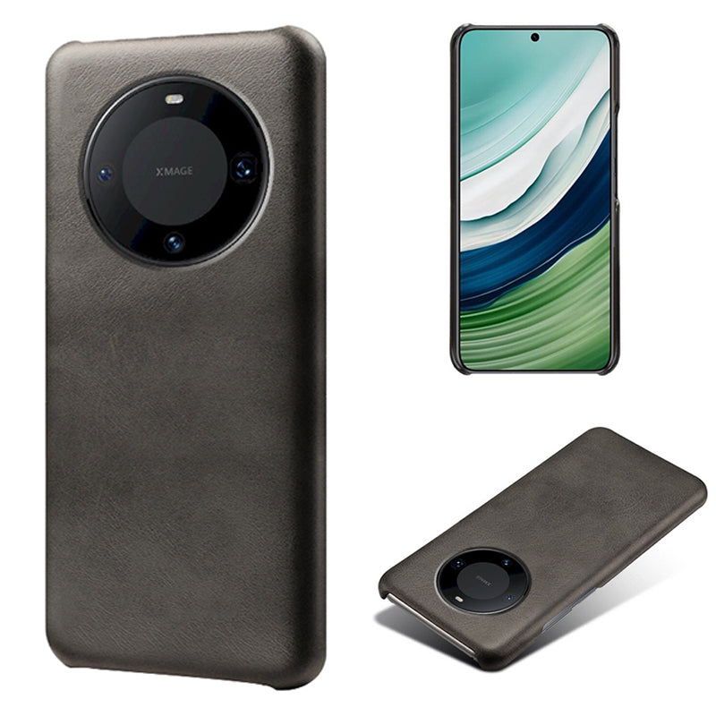 For Huawei Mate 60 Phone Case PU Leather + PC Cover Calf Texture Anti-Scratch Phone Shell