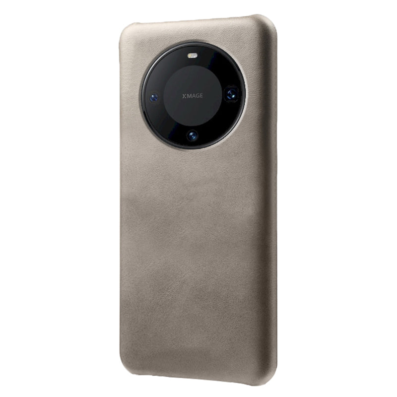 For Huawei Mate 60 Phone Case PU Leather + PC Cover Calf Texture Anti-Scratch Phone Shell